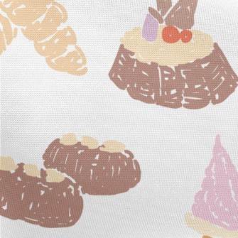 French Dessert Doodles Pongee