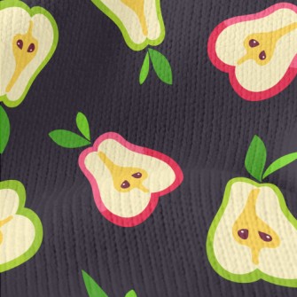 Two-color Pear Slice Stretch Jersey