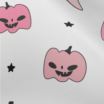 Pink Pumpkin And Ghost Chiffon