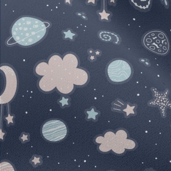 Cute Starry Sky Stickers Chiffon