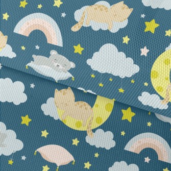 Sleeping Cat And Koala Waterproof Oxford