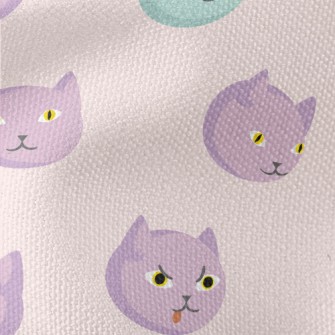 Cats With Different Emotions Waterproof Canvas