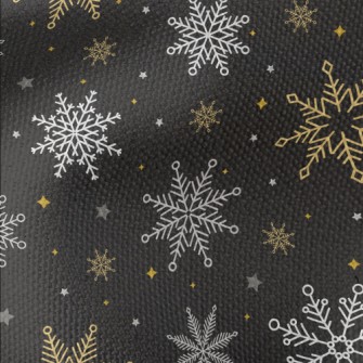 Beautiful Christmas Snowflakes Waterproof Canvas