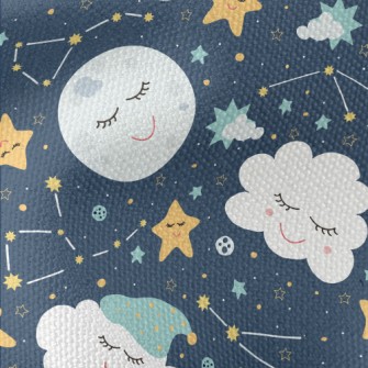 Cute Smile Night Waterproof Canvas