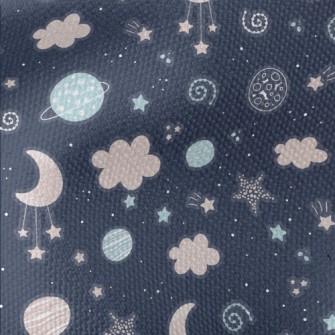 Cute Starry Sky Stickers Waterproof Canvas
