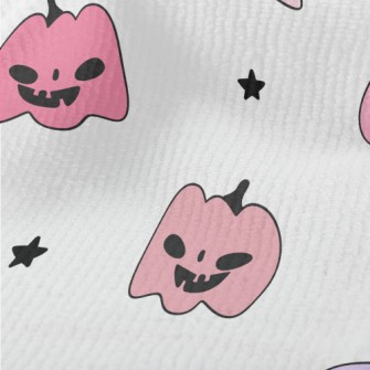 Pink Pumpkin And Ghost Terry
