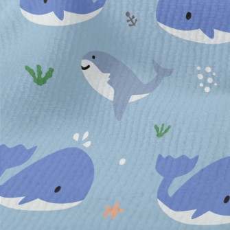 Cute Whale And Shark Terry