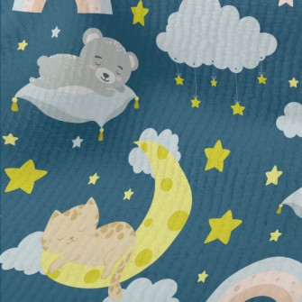 Sleeping Cat And Koala Terry