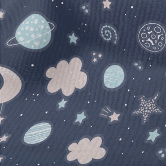 Cute Starry Sky Stickers Terry