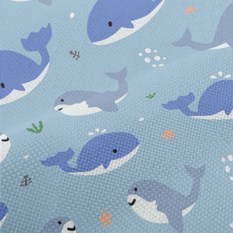 Cute Whale And Shark Performance Linen