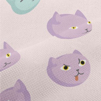 Cats With Different Emotions Performance Linen
