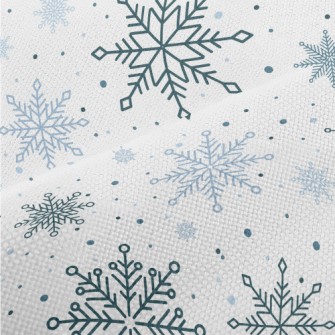 Simple Christmas Snowflakes Performance Linen
