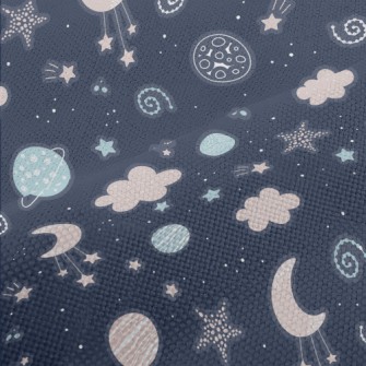 Cute Starry Sky Stickers Performance Linen