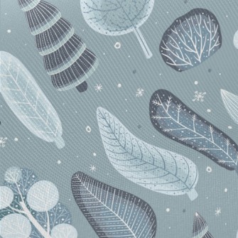 Winter Fir Forest Twill