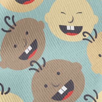 Babies Of Different Skin Color Standard Corduroy