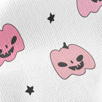 Pink Pumpkin And Ghost Standard Corduroy