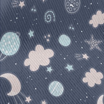 Cute Starry Sky Stickers Standard Corduroy