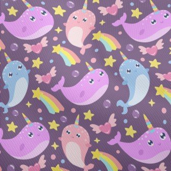 Fantasy Colorful Narwhal Dobby