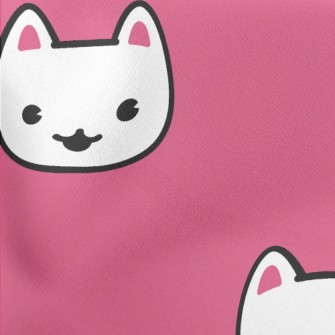 Cute Expression Cat Stretch Ponte