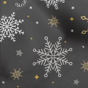 Beautiful Christmas Snowflakes Micro Fleece