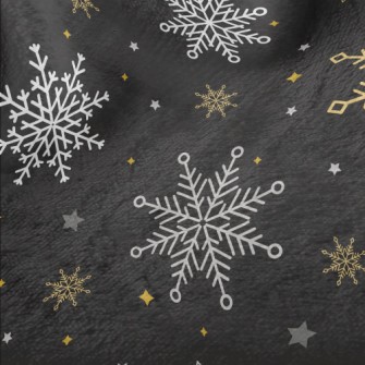 Beautiful Christmas Snowflakes Minky