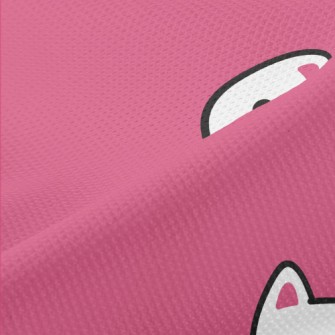 Cute Expression Cat Piqué
