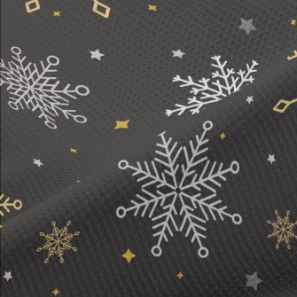 Beautiful Christmas Snowflakes Piqué
