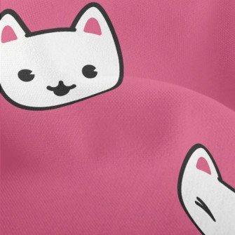 Cute Expression Cat Lightweight Performance Linen