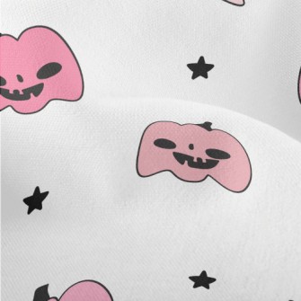 Pink Pumpkin And Ghost Lightweight Performance Linen