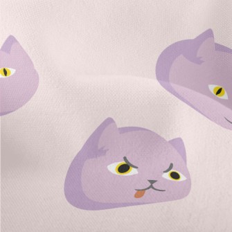 Cats With Different Emotions Lightweight Performance Linen