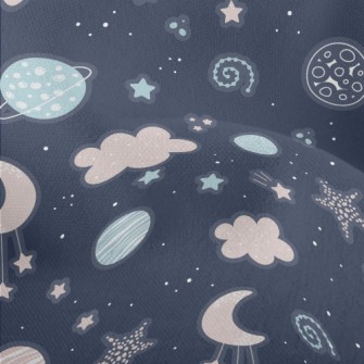 Cute Starry Sky Stickers Lightweight Performance Linen