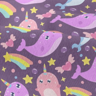 Fantasy Colorful Narwhal Modern Jersey