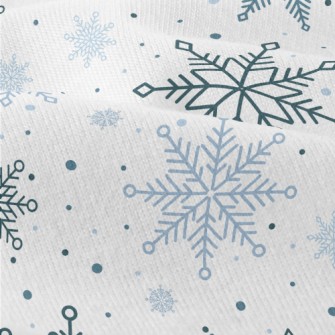 Simple Christmas Snowflakes Modern Jersey