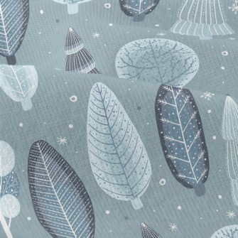 Winter Fir Forest Modern Jersey