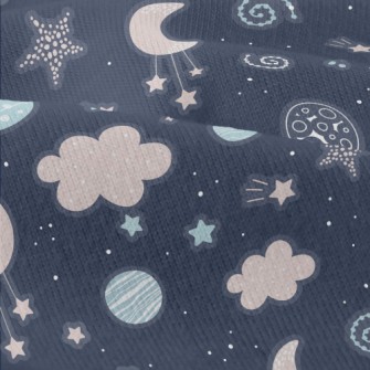 Cute Starry Sky Stickers Modern Jersey
