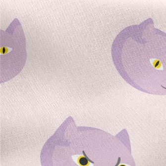 Cats With Different Emotions Jersey Backed Fleece