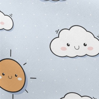 Lovely Summer Sky Pongee