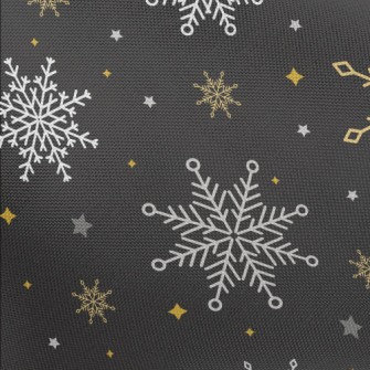 Beautiful Christmas Snowflakes Pongee