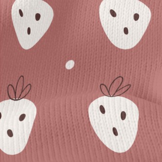 Nordic Style Strawberry Patter Stretch Jersey