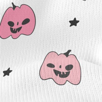 Pink Pumpkin And Ghost Stretch Jersey