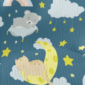 Sleeping Cat And Koala Stretch Jersey