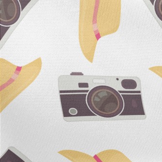 SLR Camera Big Straw Hat Pongee