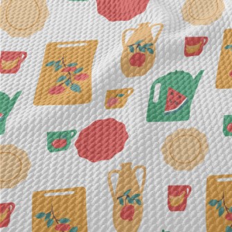 Beautiful Patterned Target Pla Birdseye Piqué