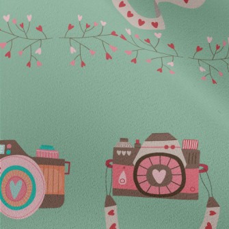 Pink Love SLR Camera Chiffon