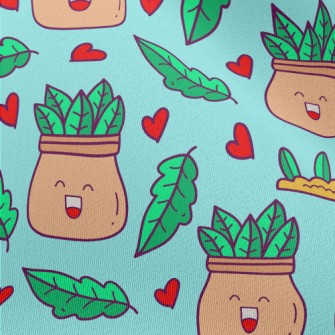 Laughing Potted Plants Chiffon
