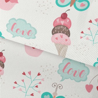Alarm Clock Ice Cream Butterfl Waterproof Oxford