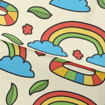 Cartoon Color Rainbow Waterproof Oxford