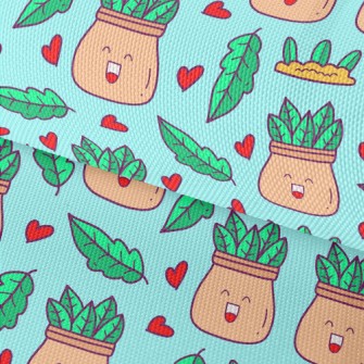 Laughing Potted Plants Waterproof Oxford