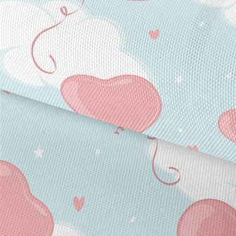 Love Balloons Flying To The Sk Waterproof Oxford