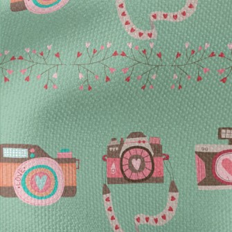 Pink Love SLR Camera Waterproof Canvas